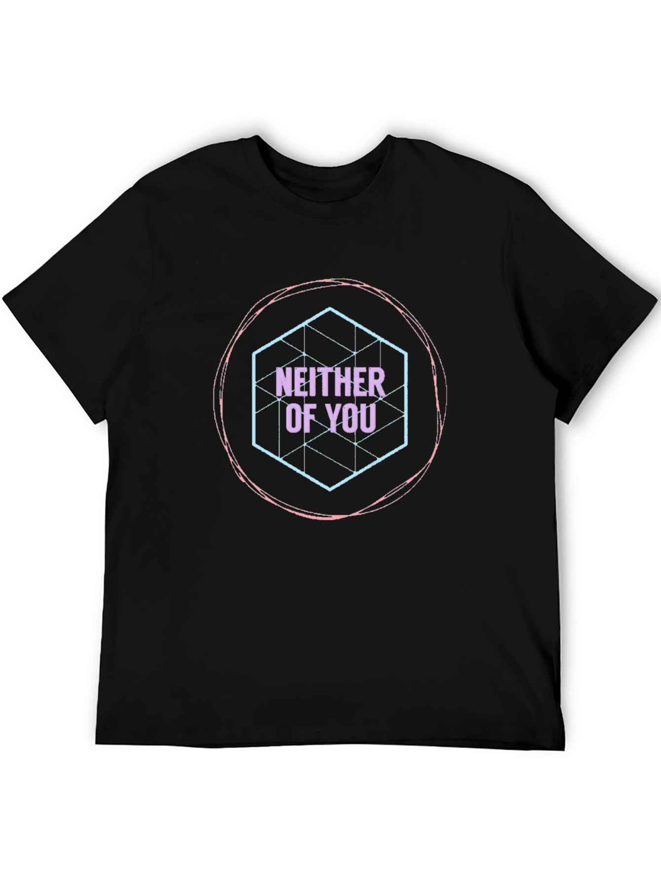 Neither of You Graphic T-Shirt - Black