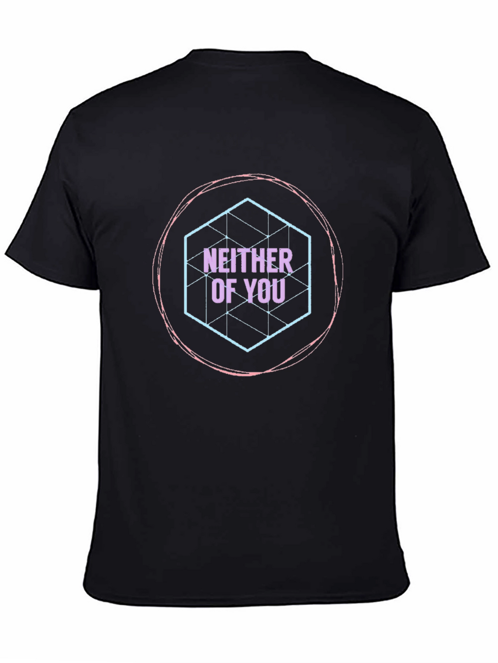 Neither of You Graphic T-Shirt - Black
