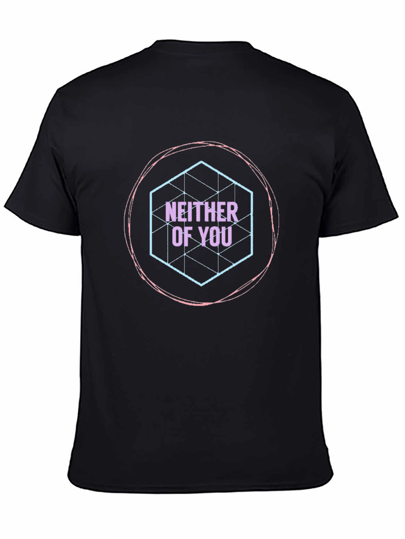 Neither of You Graphic T-Shirt - Black
