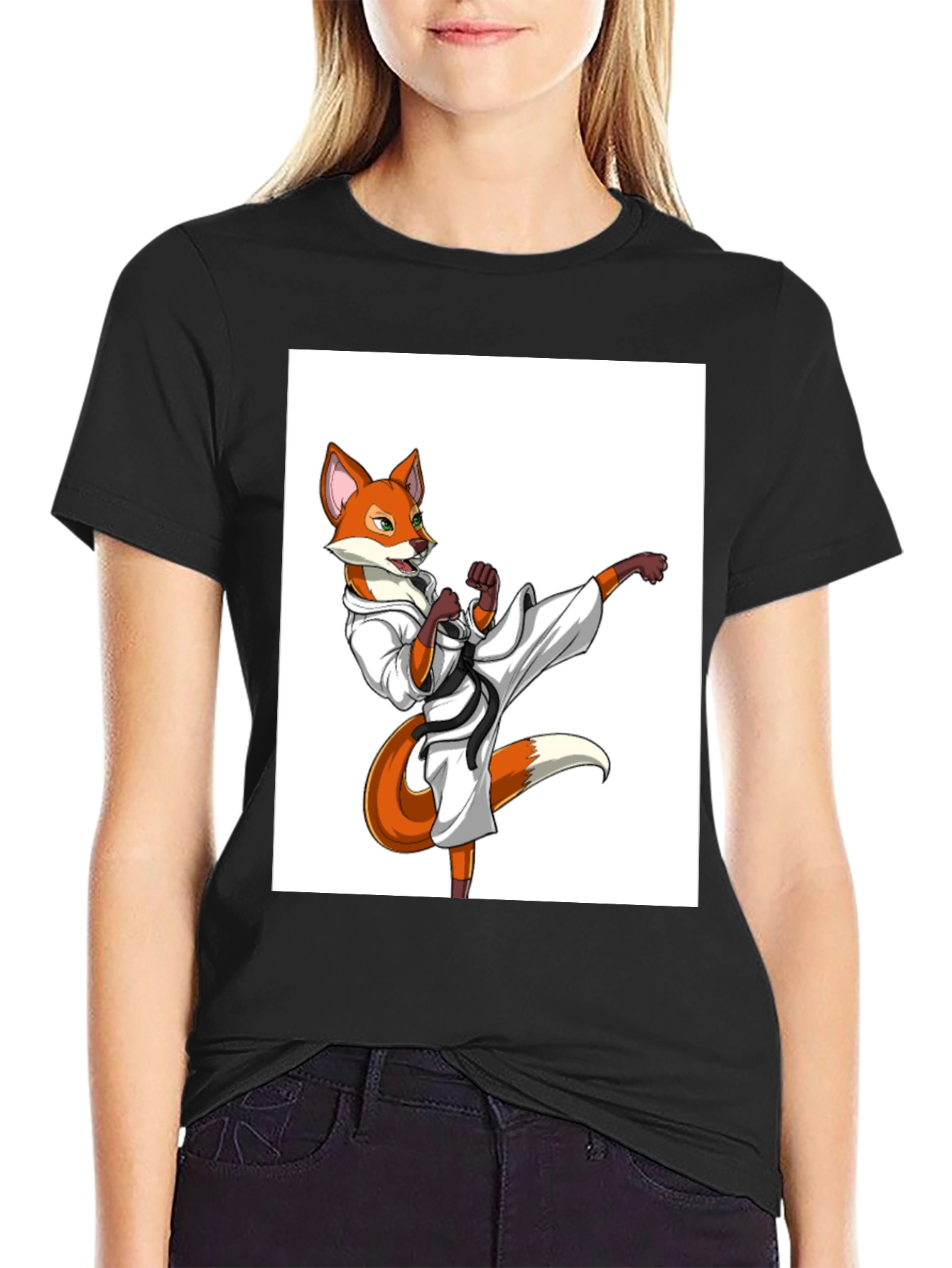 Fox Karate Black T-Shirt