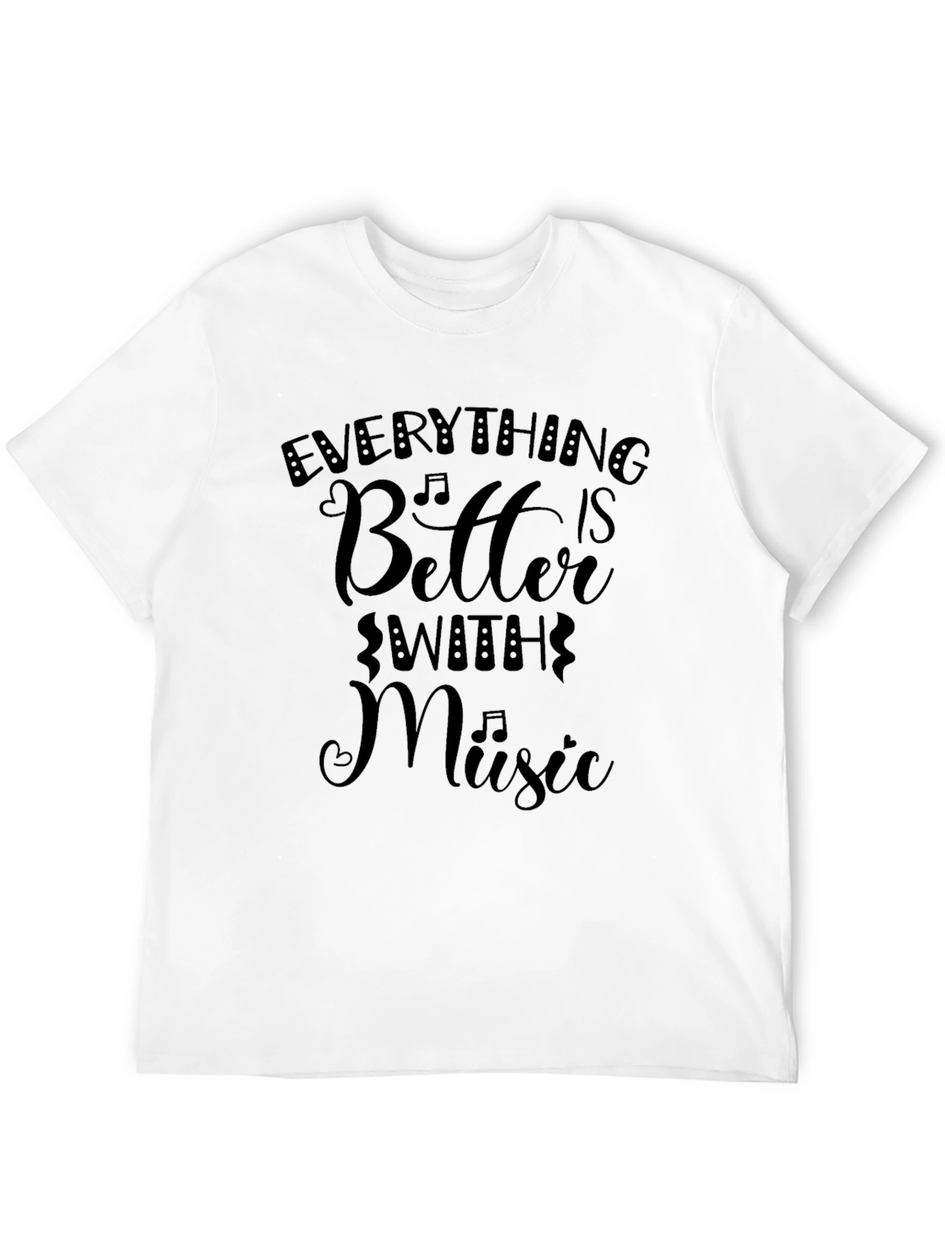 Everything Is Better With Music Graphic Tee