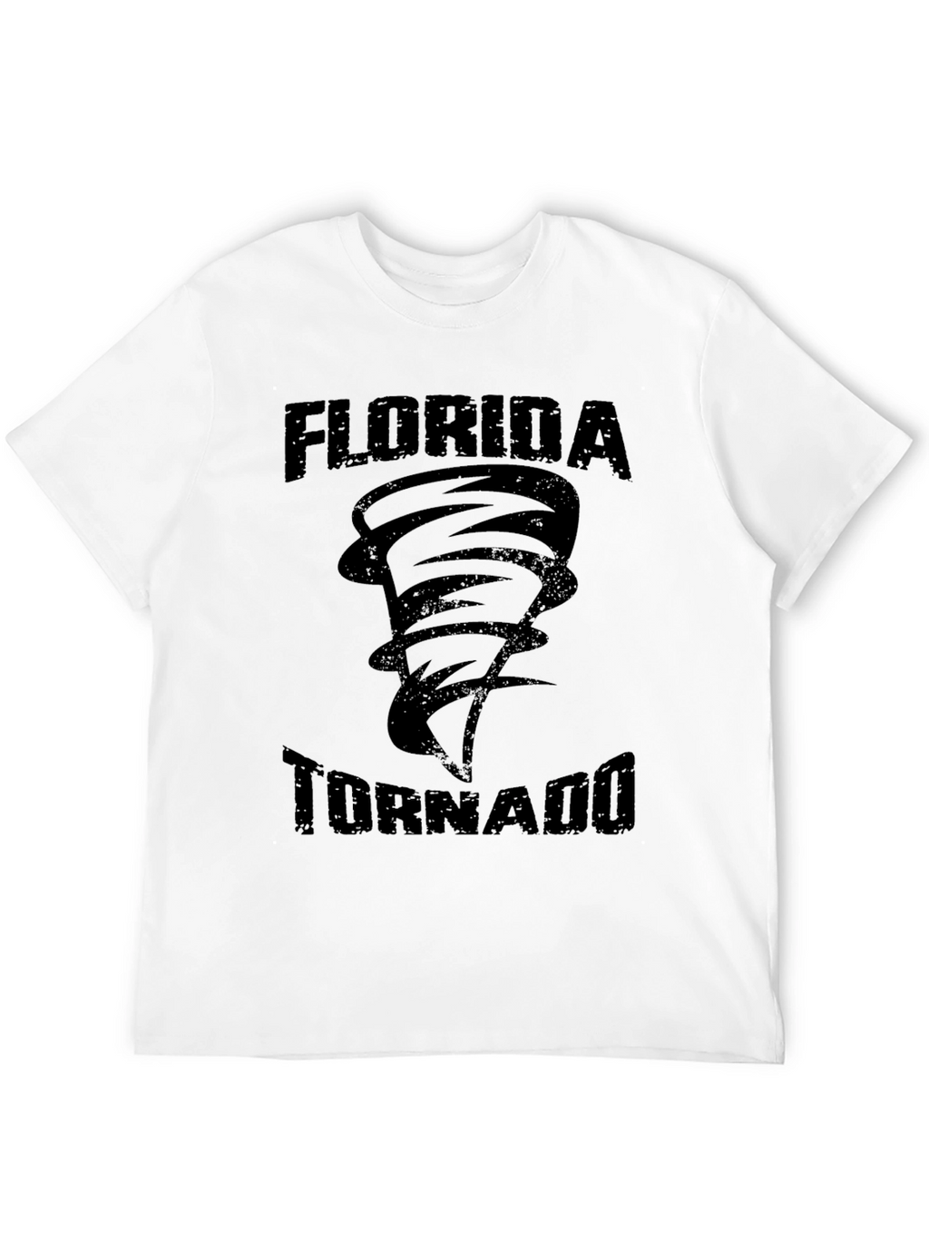 Florida Tornado Graphic T-Shirt - Black
