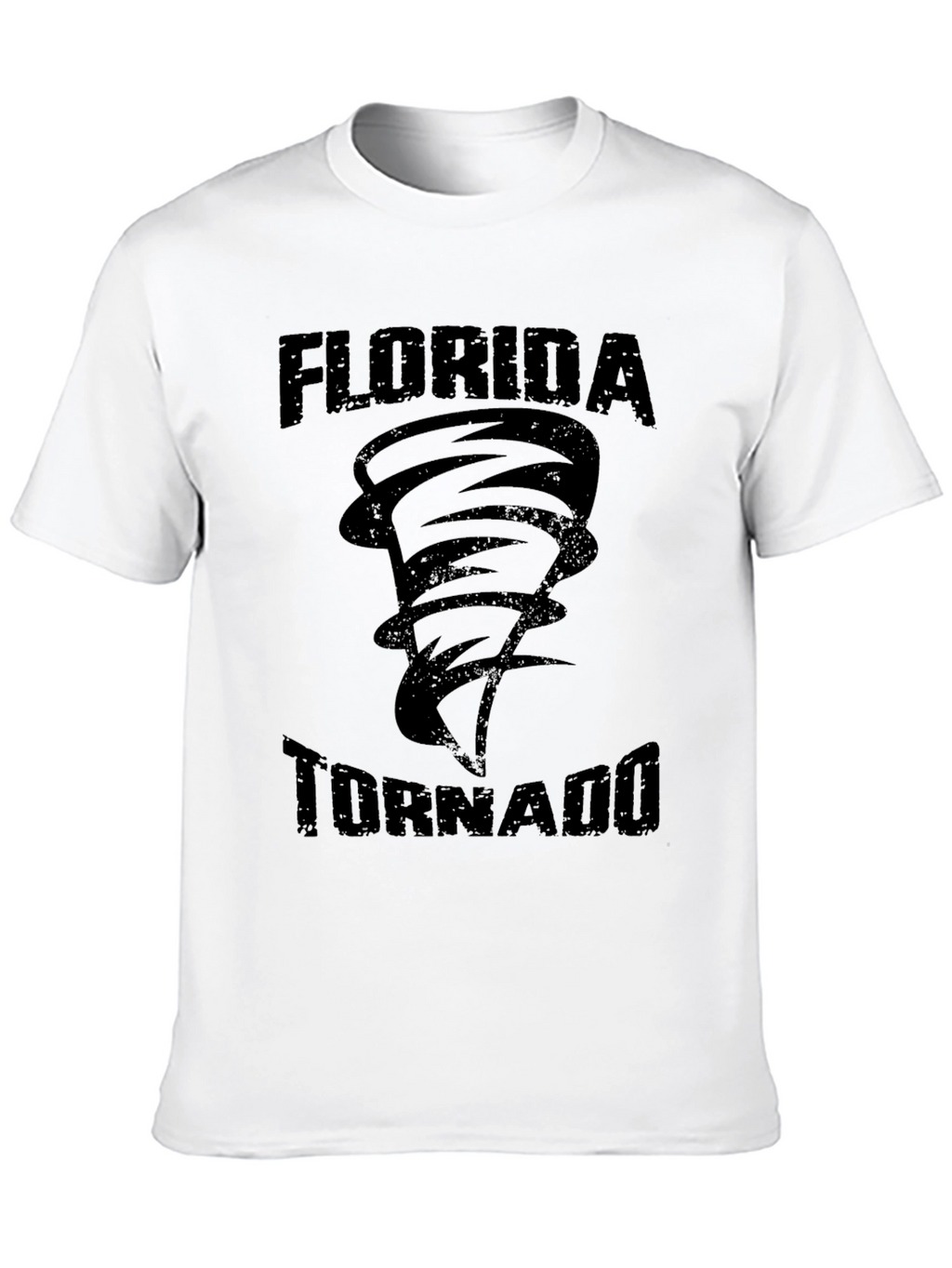 Florida Tornado Graphic T-Shirt - Black