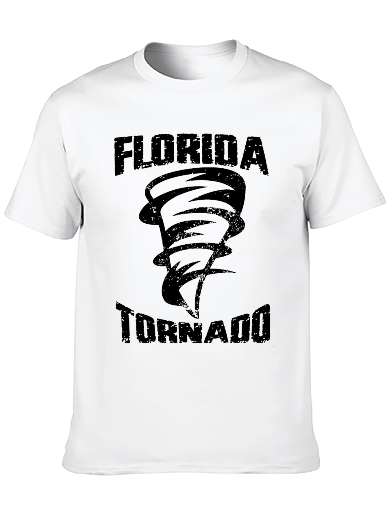 Florida Tornado Graphic T-Shirt - Black