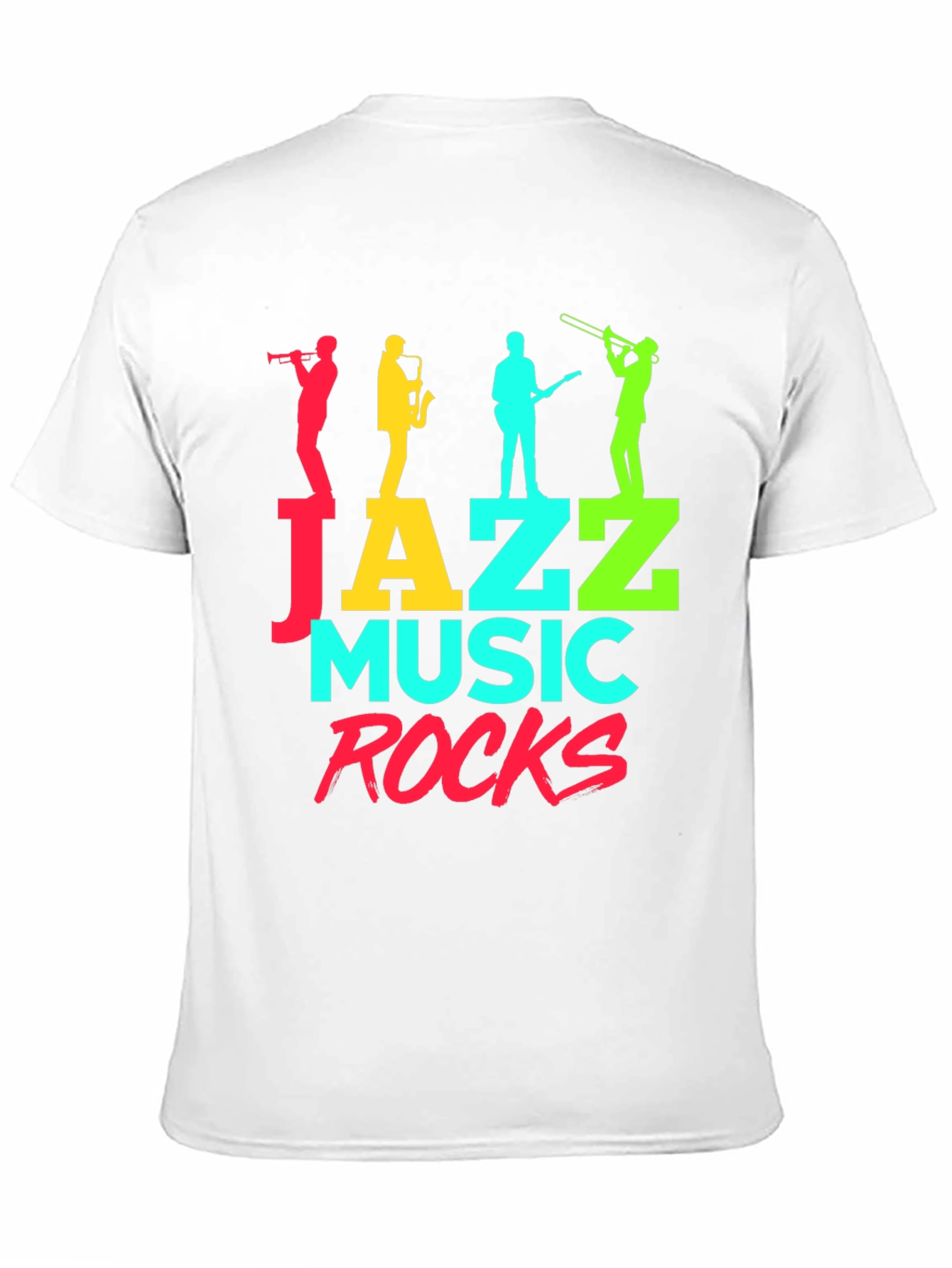 Jazz Music Rocks Graphic T-Shirt