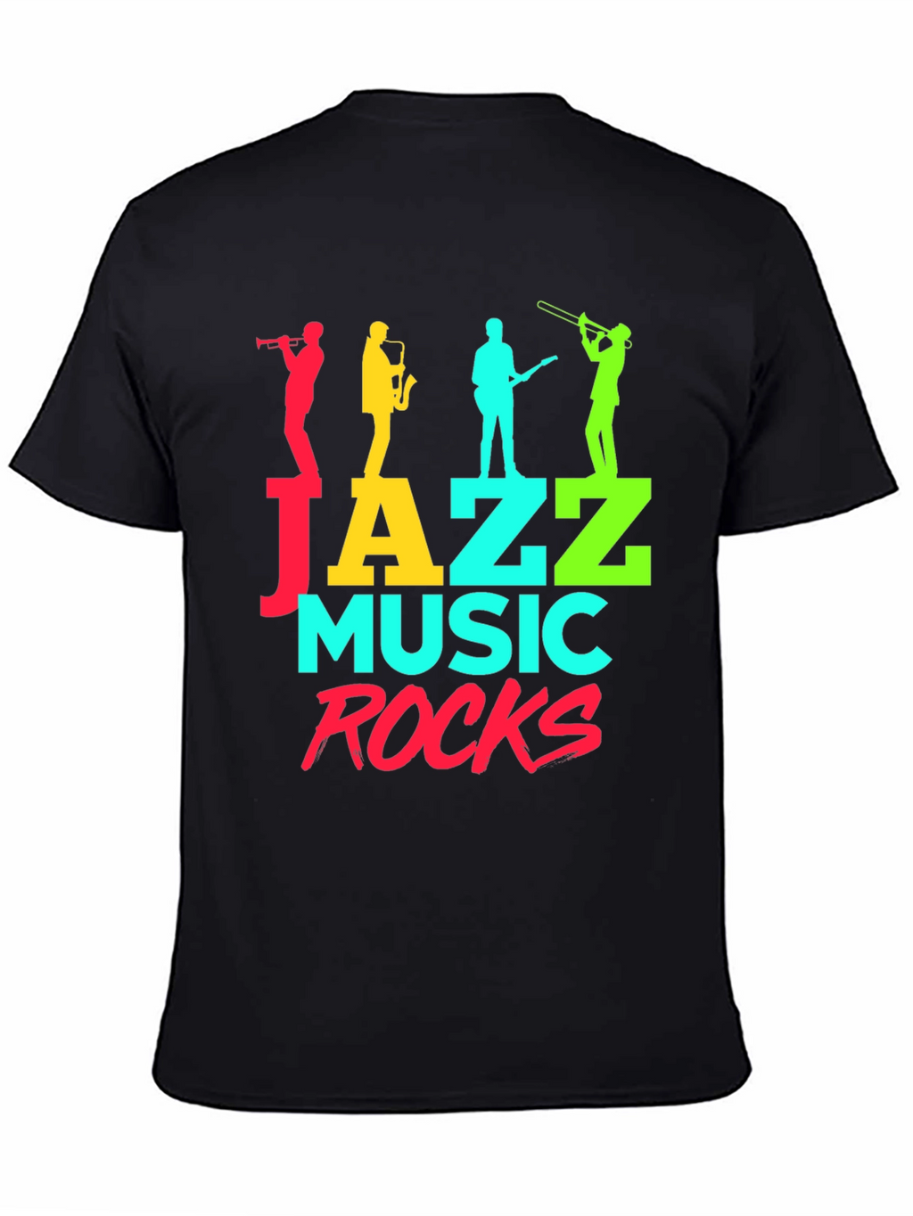 Jazz Music Rocks Graphic T-Shirt