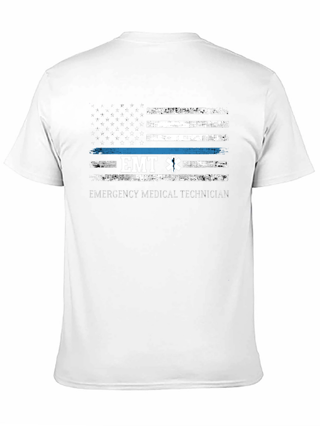 EMT Emergency Medical Technician American Flag T-Shirt