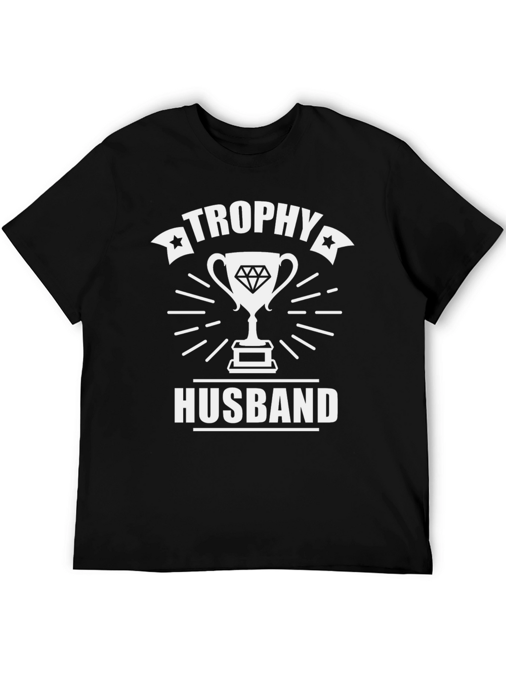 Trophy Husband Black Graphic Tee