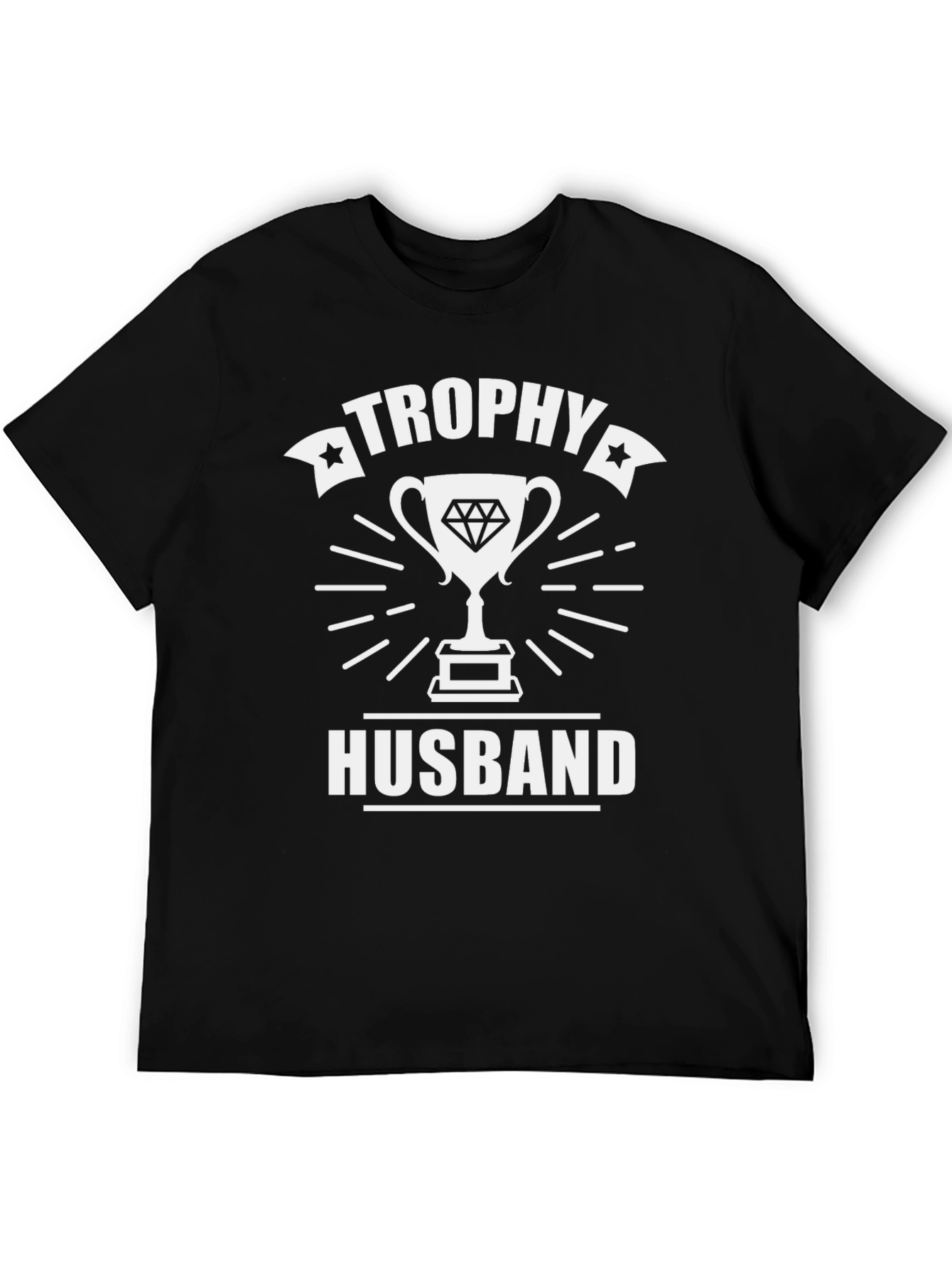Trophy Husband Black Graphic Tee
