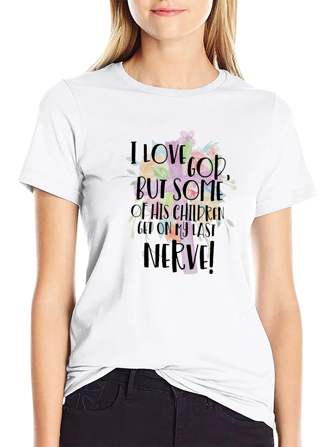 I Love God T-Shirt Funny Christian Humor Tee