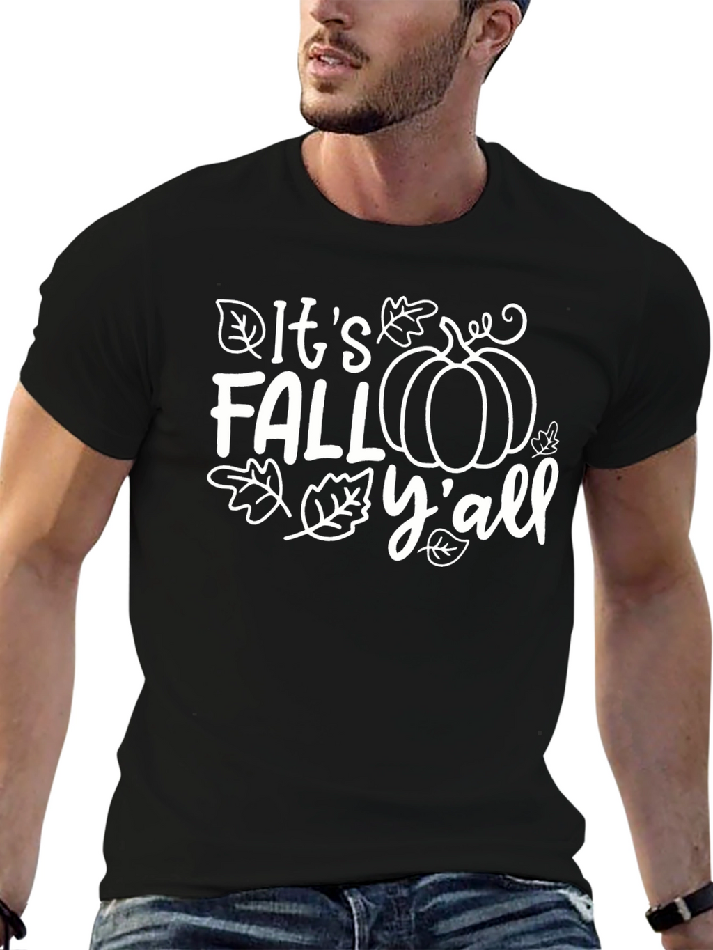 Its Fall Yall T-Shirt - Autumn Seasonal Tee