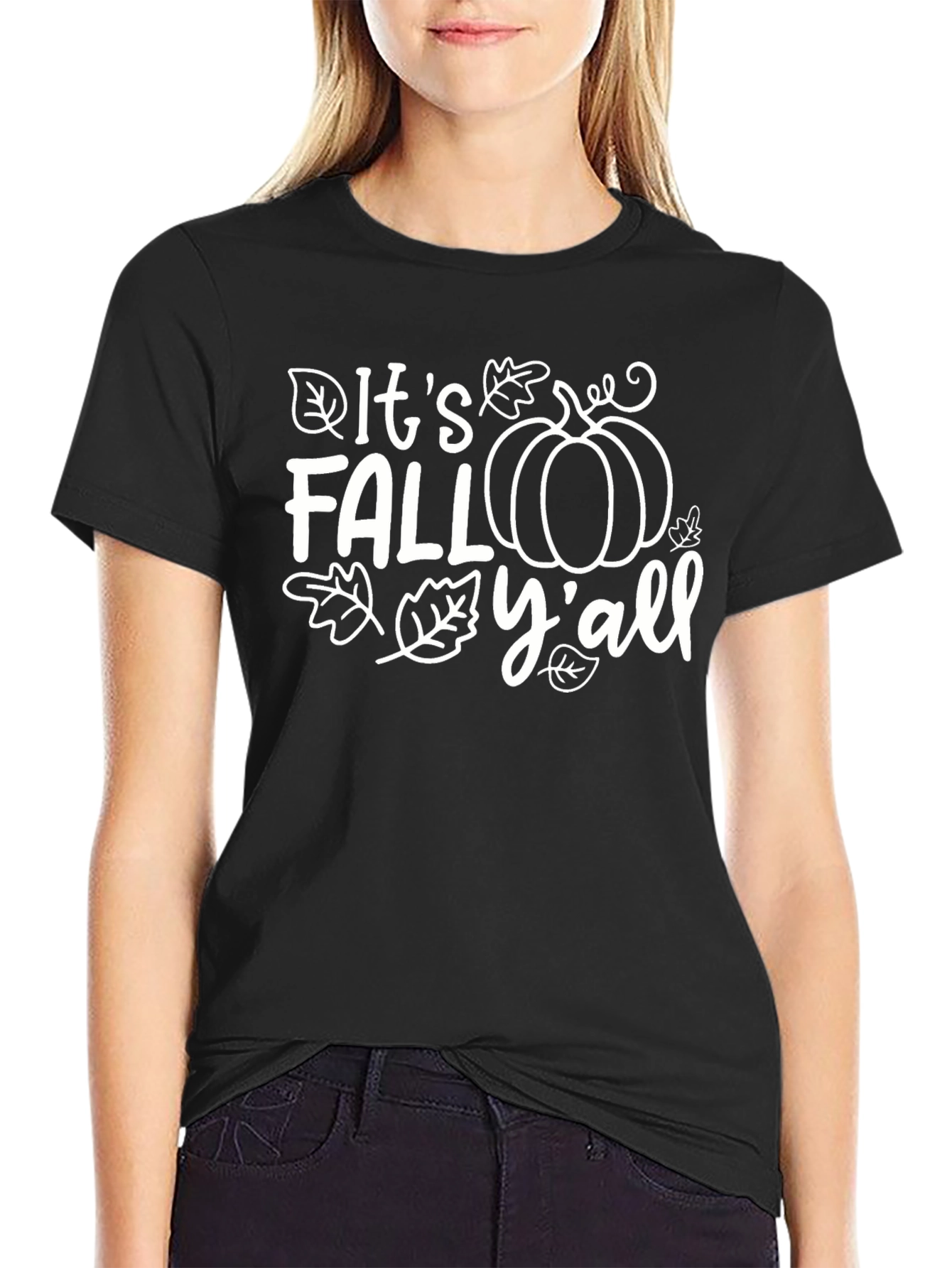 Its Fall Yall T-Shirt - Autumn Seasonal Tee