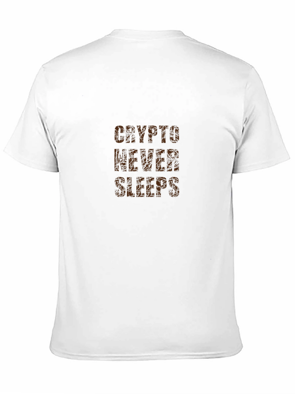 Crypto Never Sleeps Graphic Tee