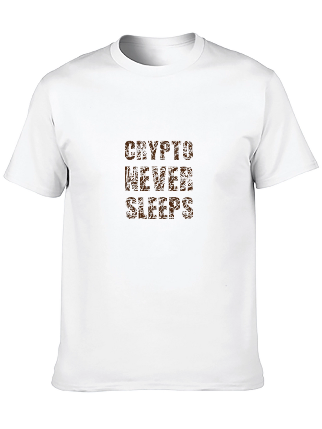 Crypto Never Sleeps Graphic Tee