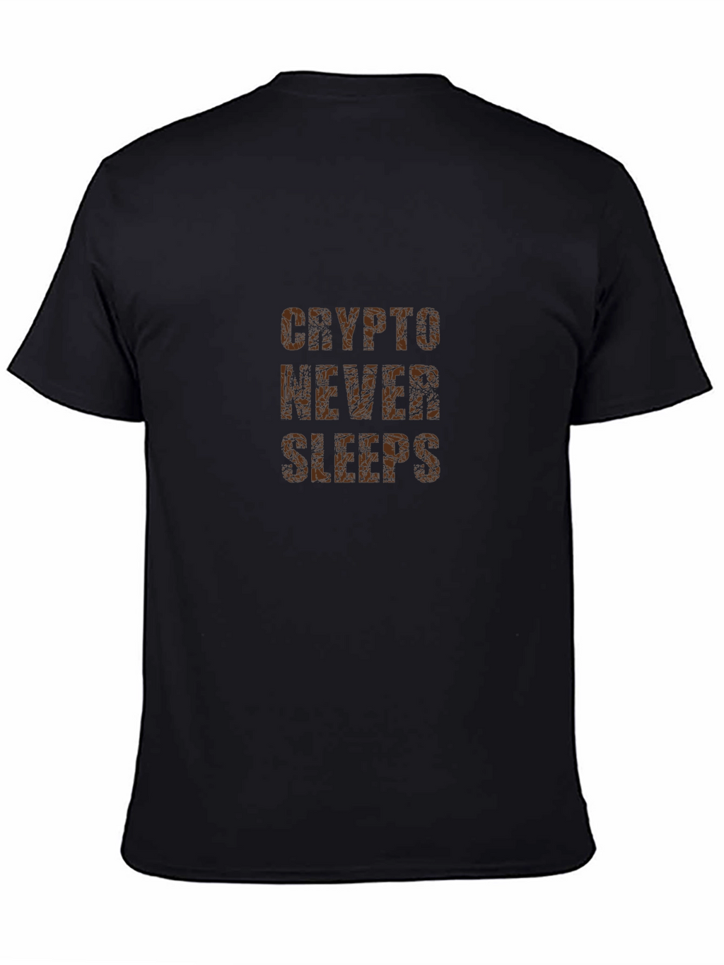 Crypto Never Sleeps Graphic Tee