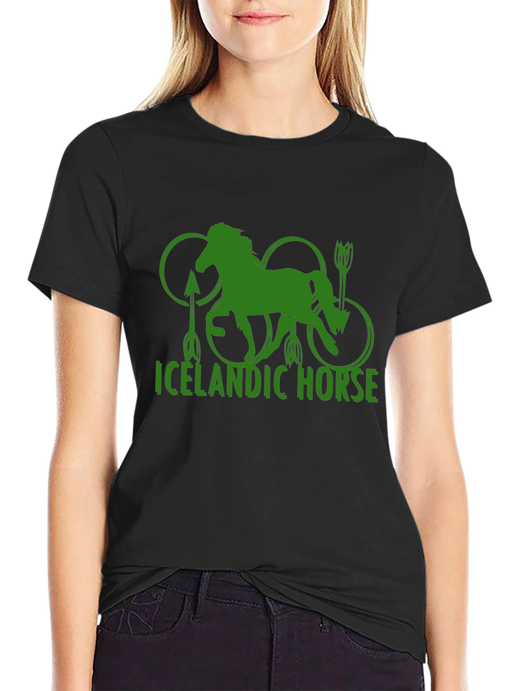 Icelandic Horse Graphic Tee - Unique Design