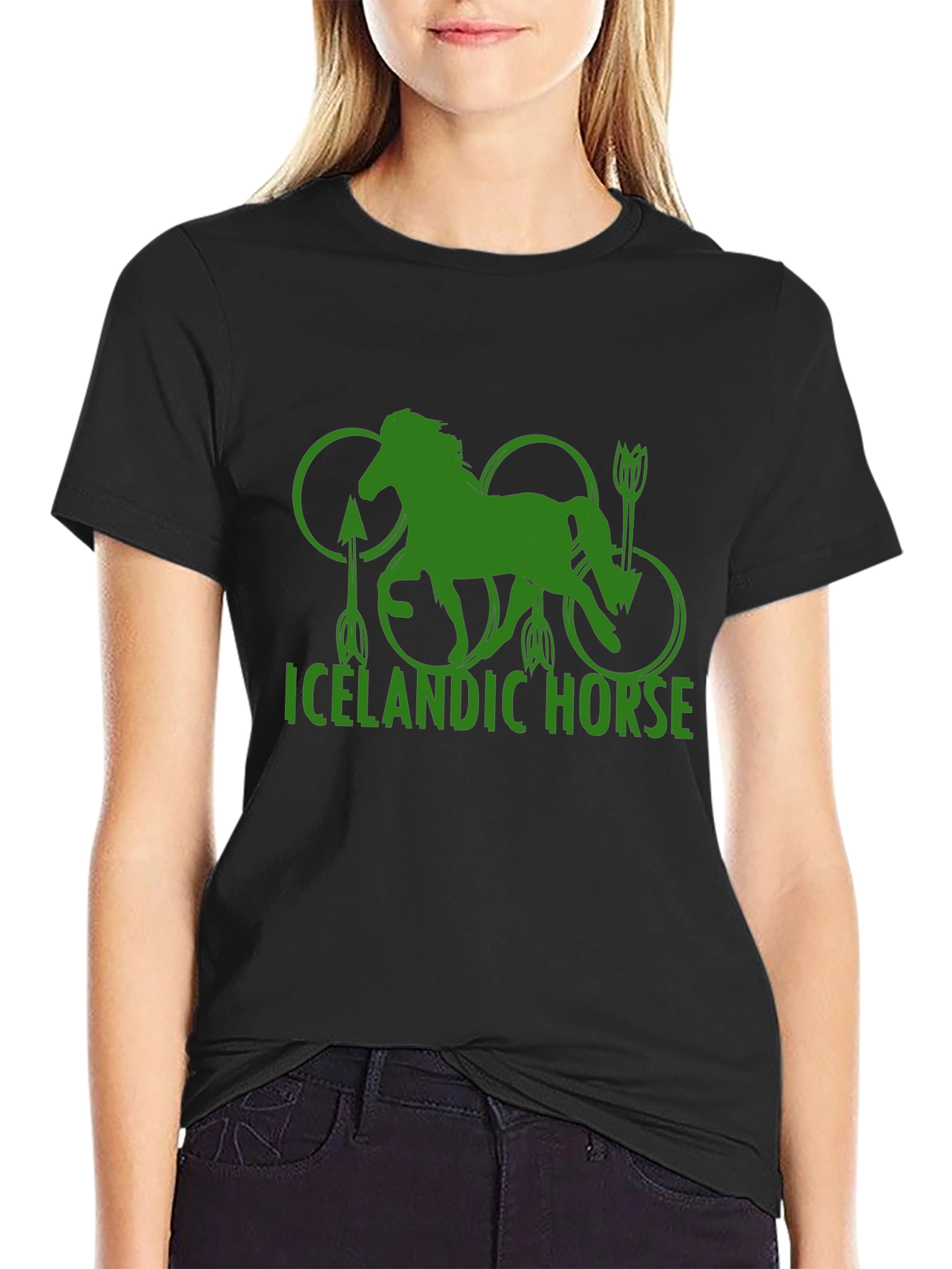 Icelandic Horse Graphic Tee - Unique Design
