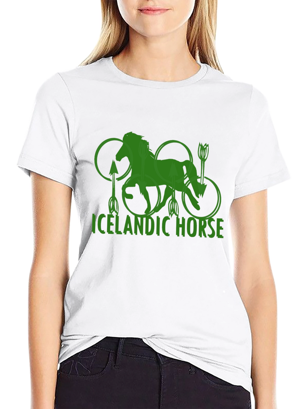 Icelandic Horse Graphic Tee - Unique Design
