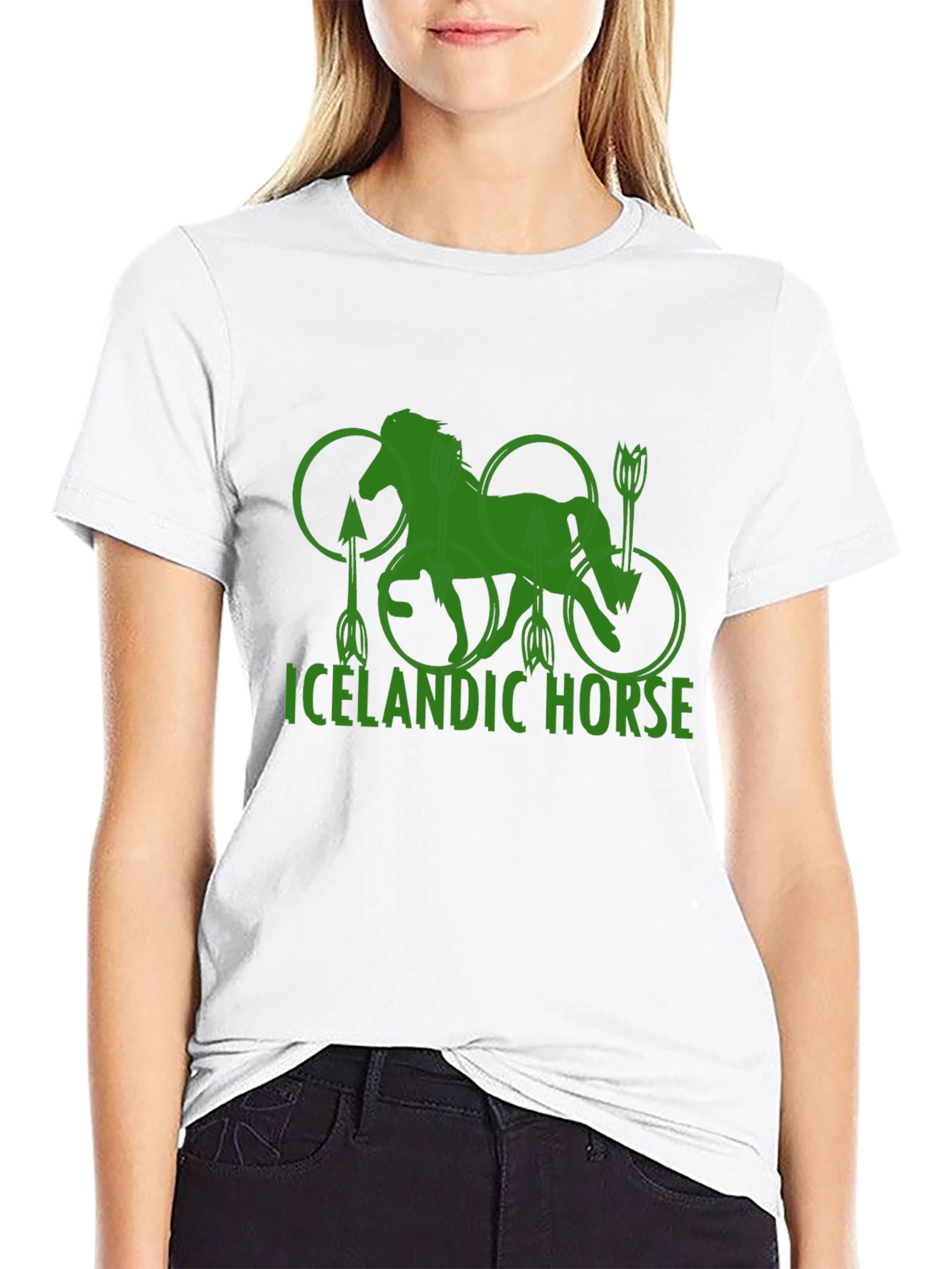Icelandic Horse Graphic Tee - Unique Design