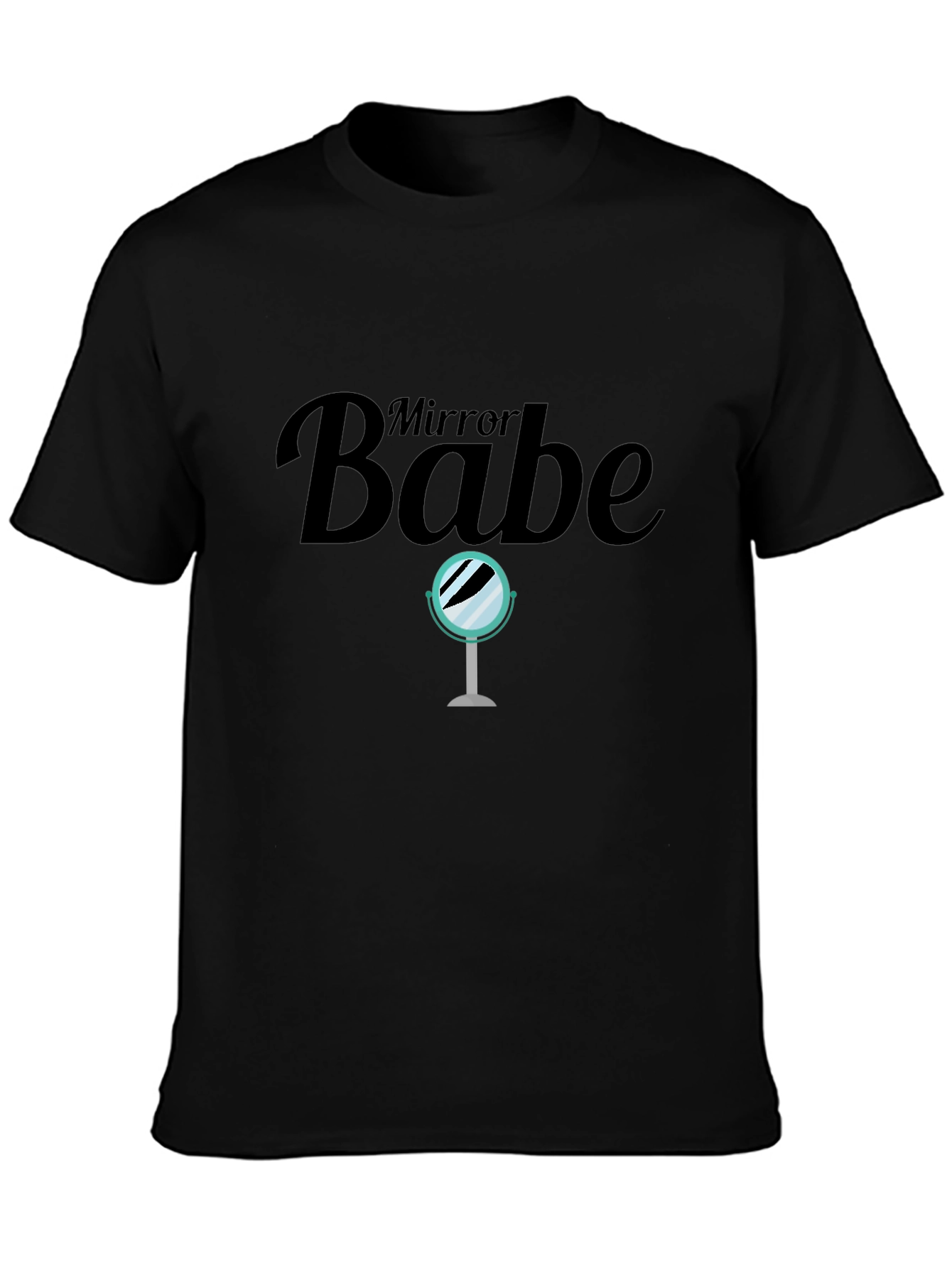 Mirror Babe Graphic Tee - Trendy Casual Wear