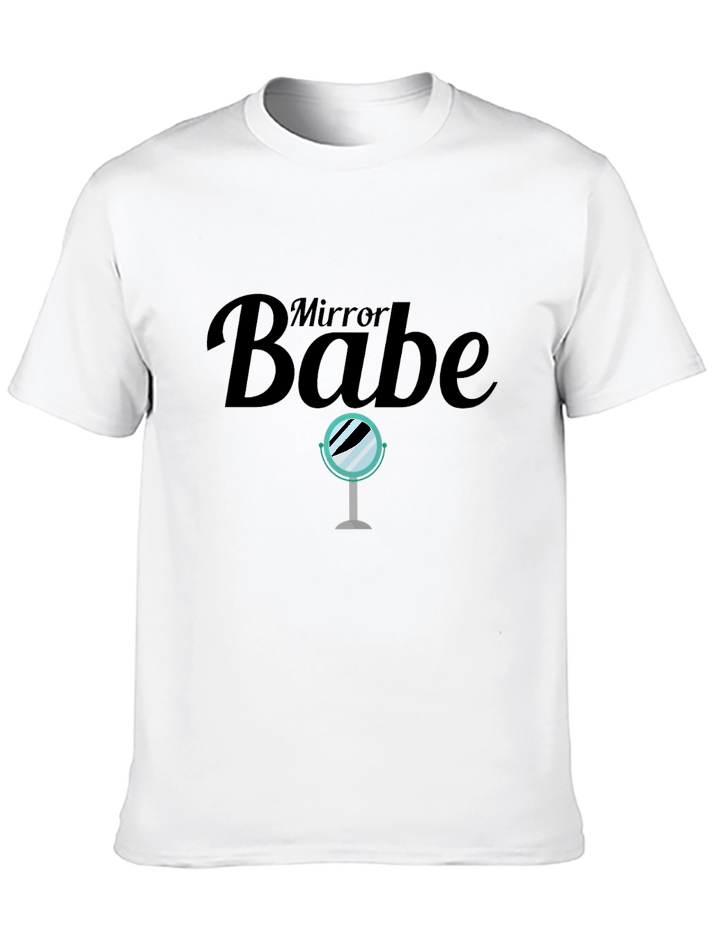 Mirror Babe Graphic Tee - Trendy Casual Wear