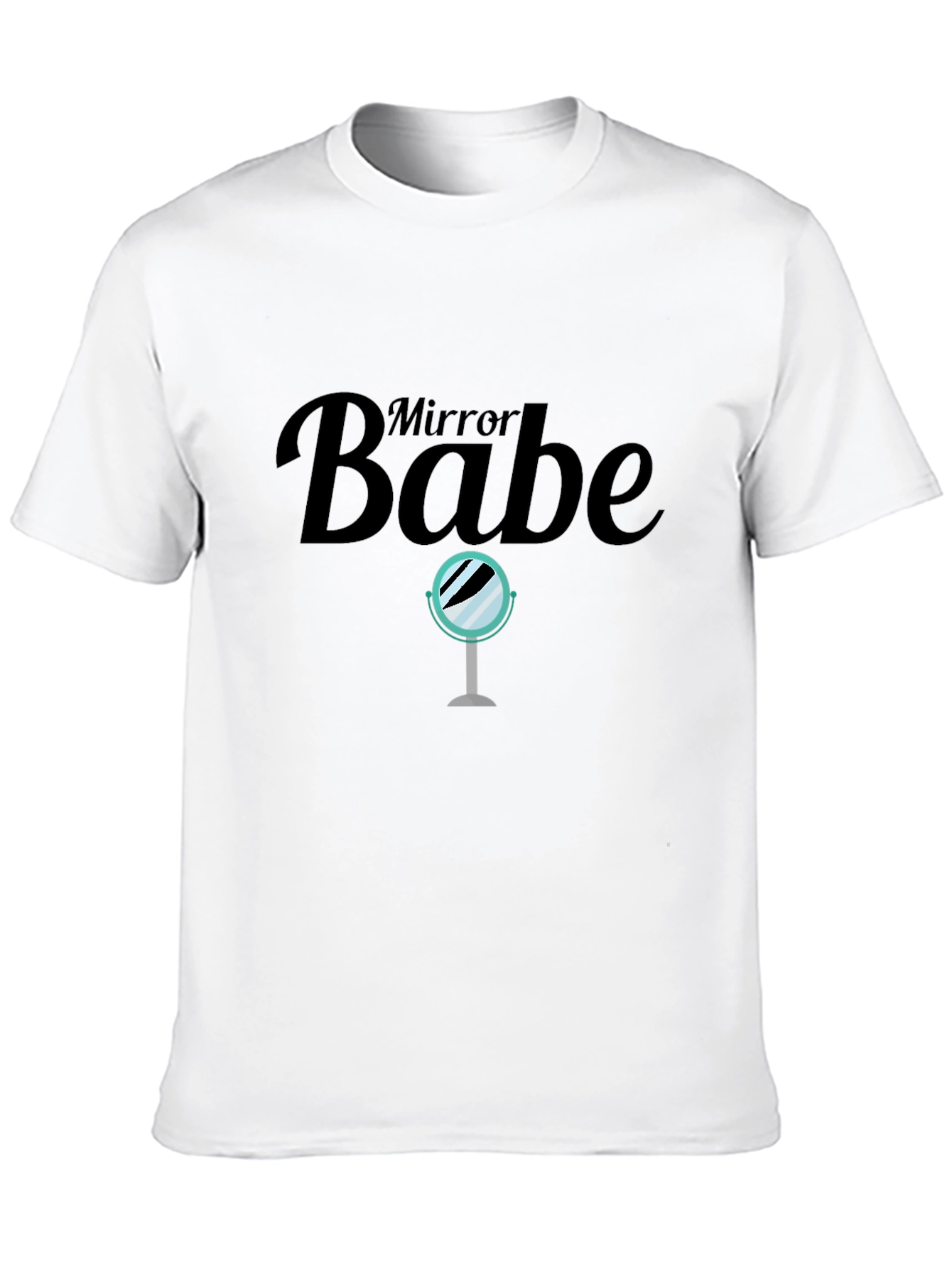 Mirror Babe Graphic Tee - Trendy Casual Wear