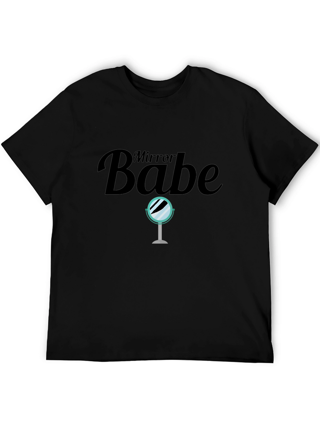 Mirror Babe Graphic Tee - Trendy Casual Wear