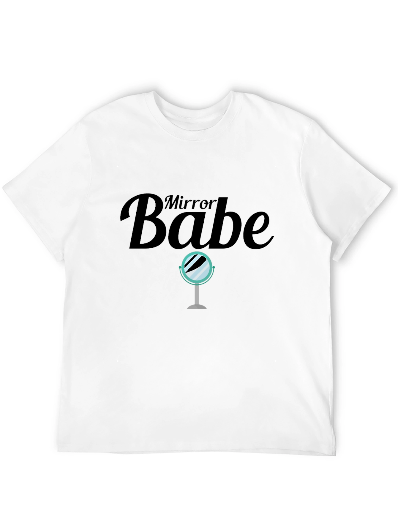 Mirror Babe Graphic Tee - Trendy Casual Wear