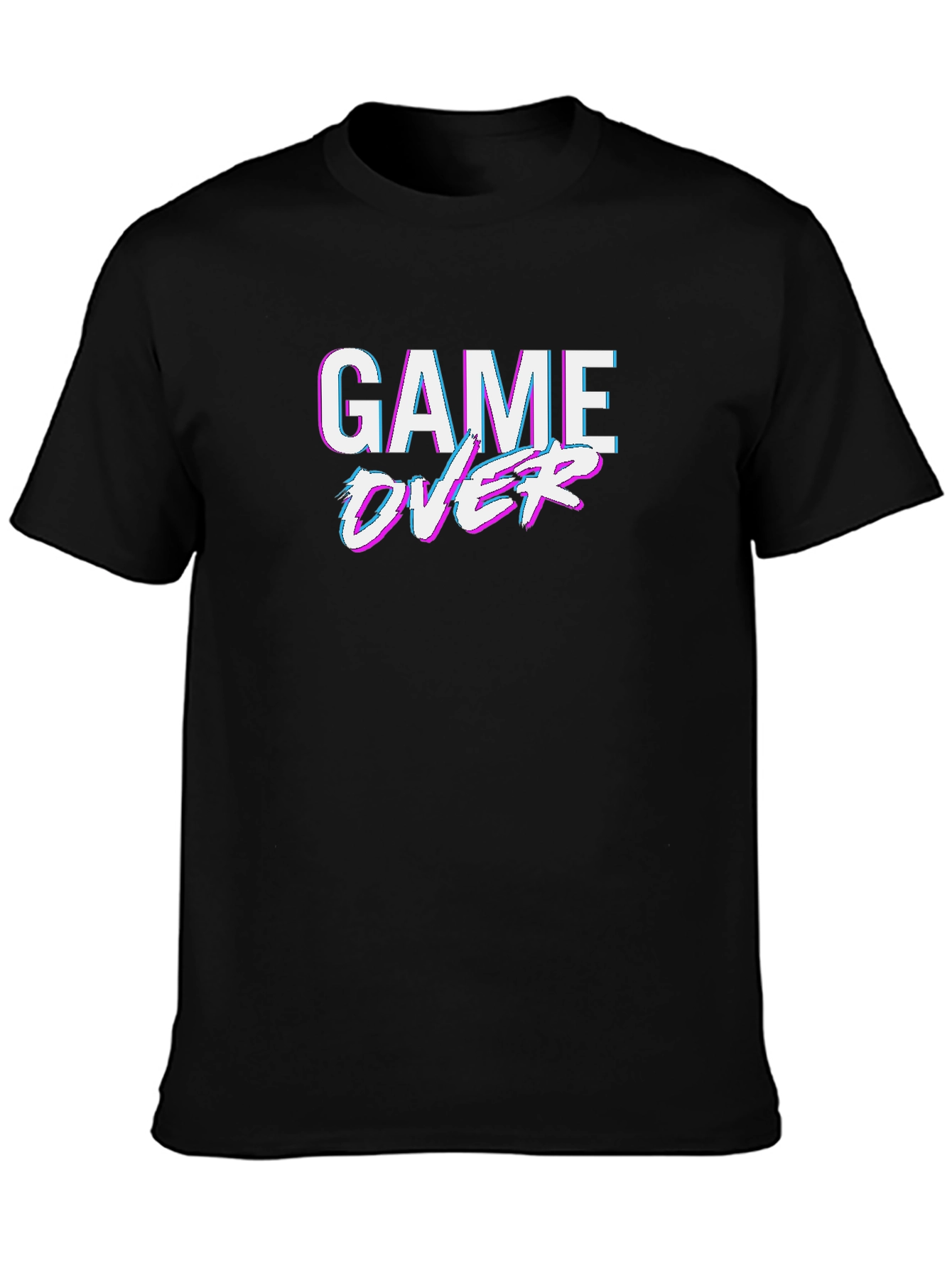 Game Over T-Shirt - Glitch Style Tee