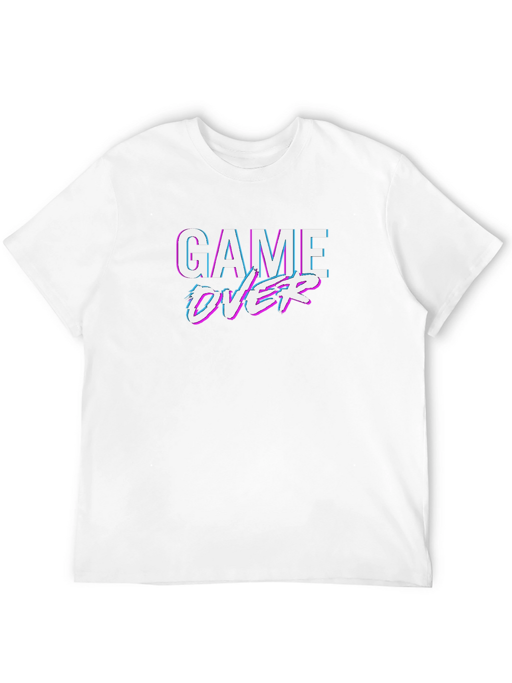 Game Over T-Shirt - Glitch Style Tee