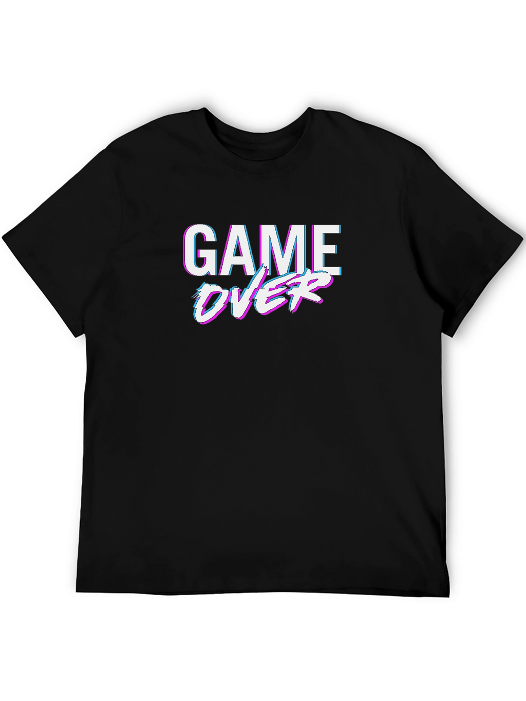 Game Over T-Shirt - Glitch Style Tee