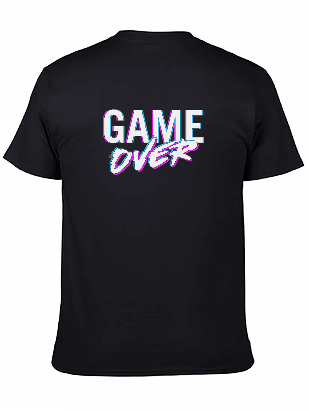 Game Over T-Shirt - Glitch Style Tee