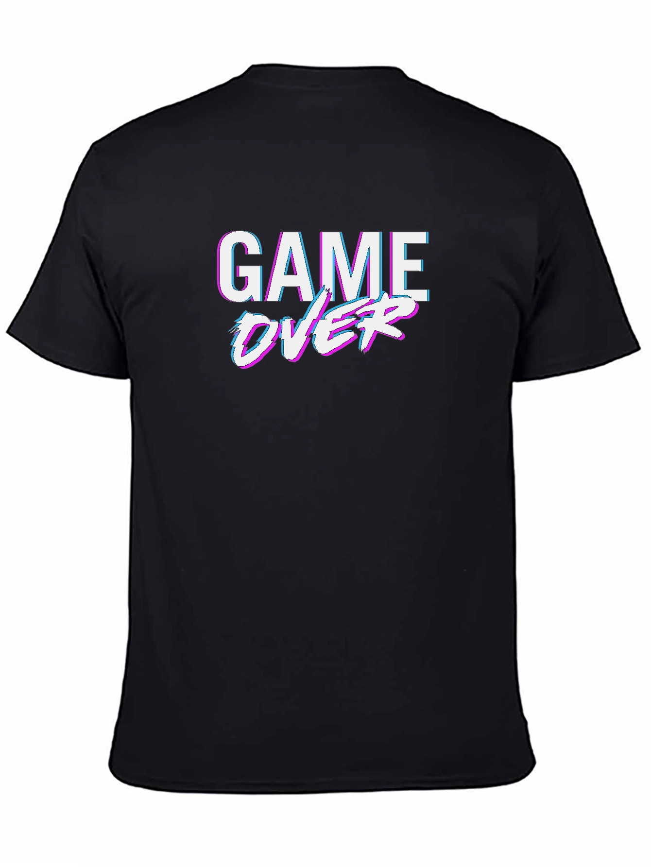 Game Over T-Shirt - Glitch Style Tee