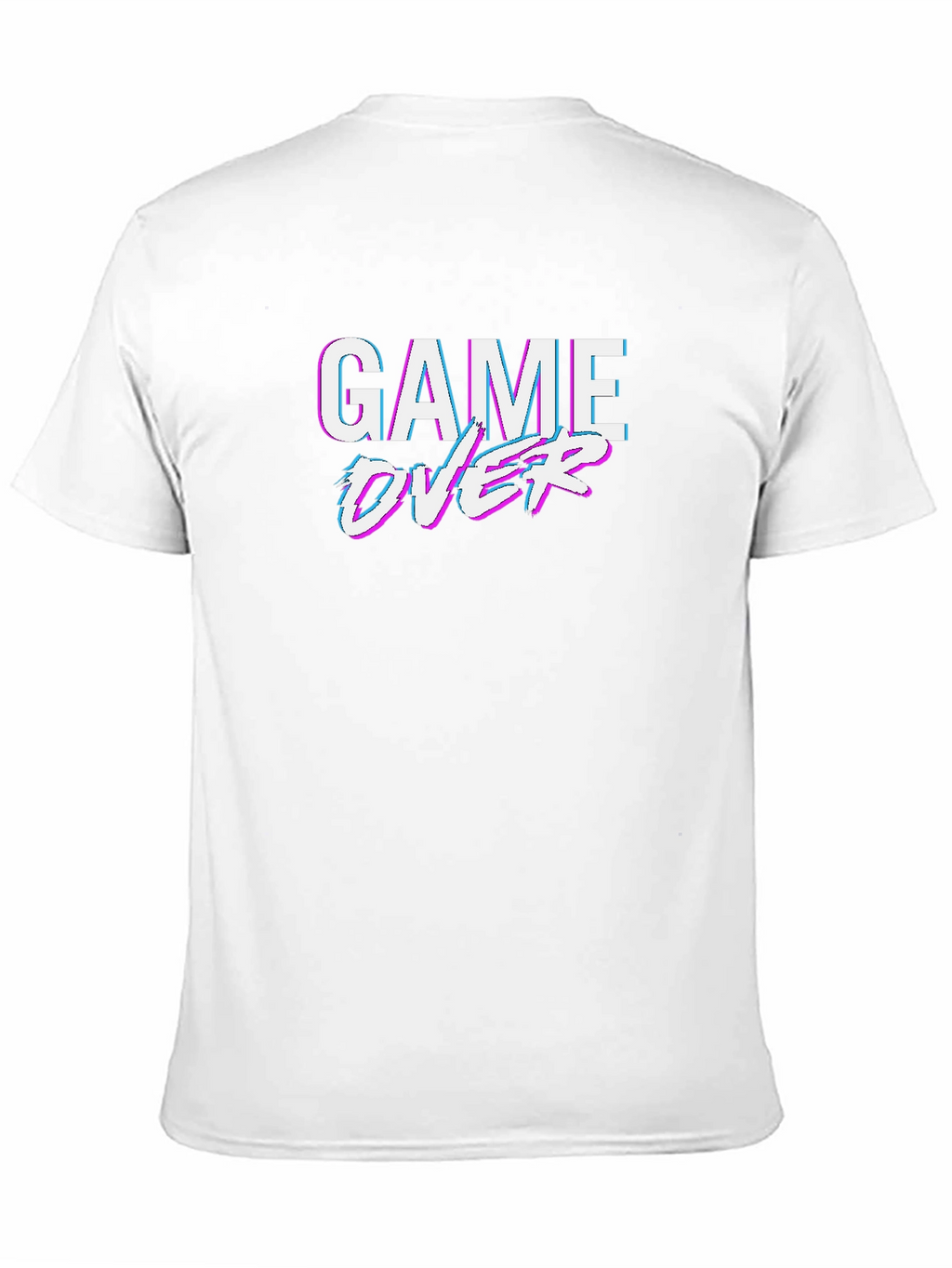 Game Over T-Shirt - Glitch Style Tee