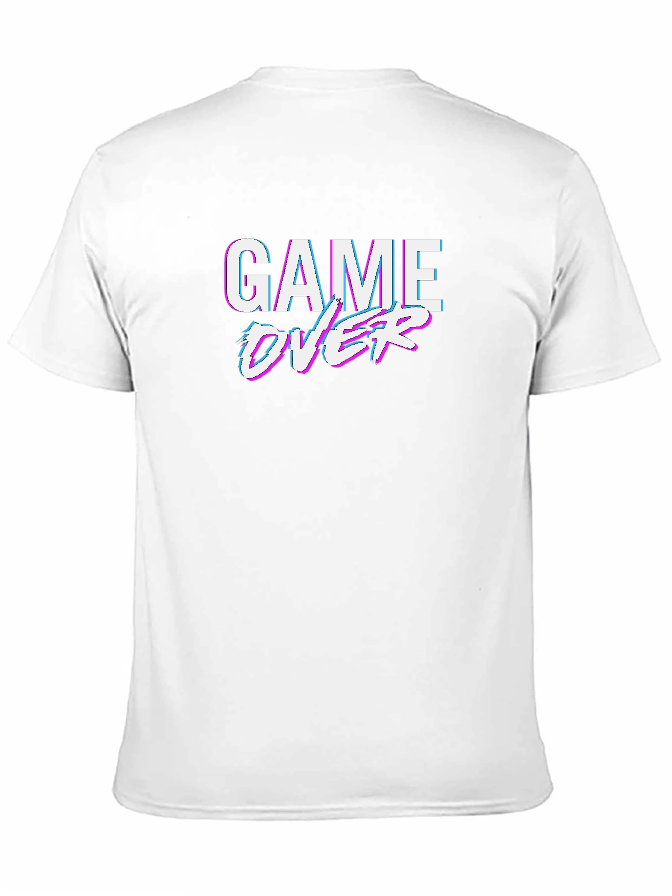 Game Over T-Shirt - Glitch Style Tee