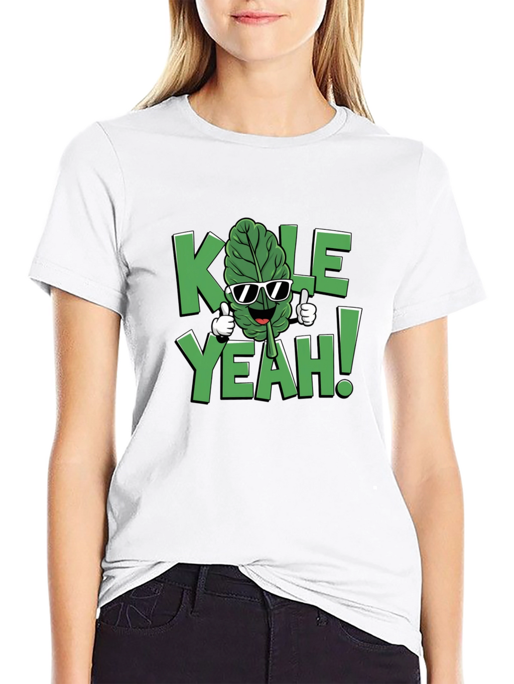 KALE YEAH! Graphic T-Shirt - Funny Vegan Tee