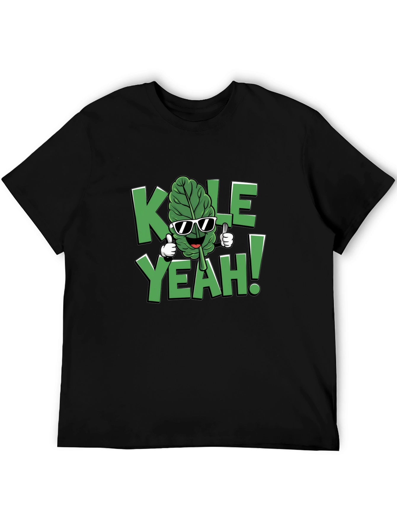 KALE YEAH! Graphic T-Shirt - Funny Vegan Tee