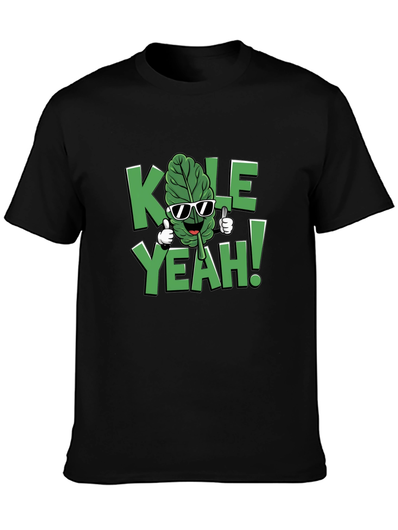 KALE YEAH! Graphic T-Shirt - Funny Vegan Tee