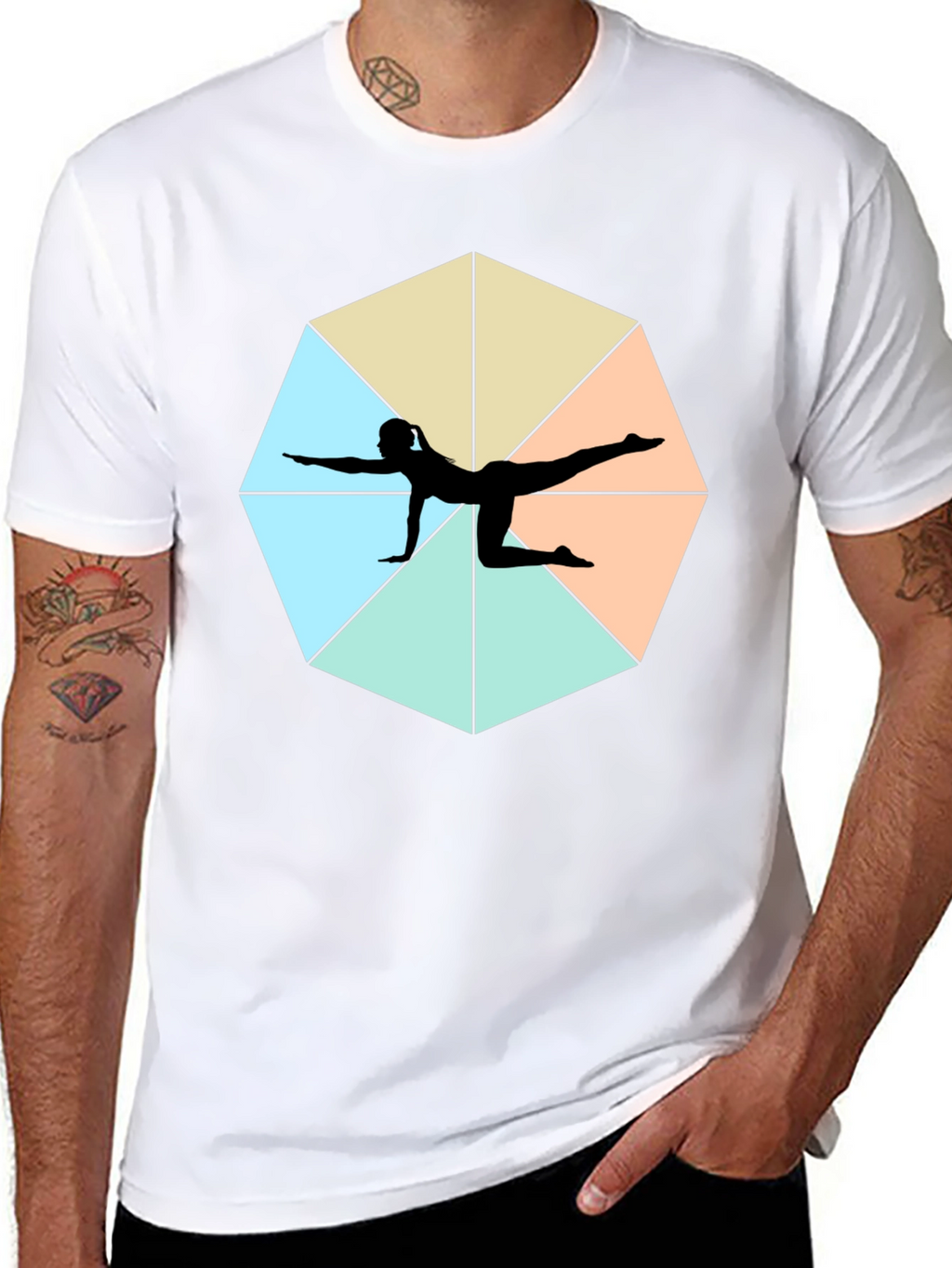 Yoga Pose Graphic Tee
