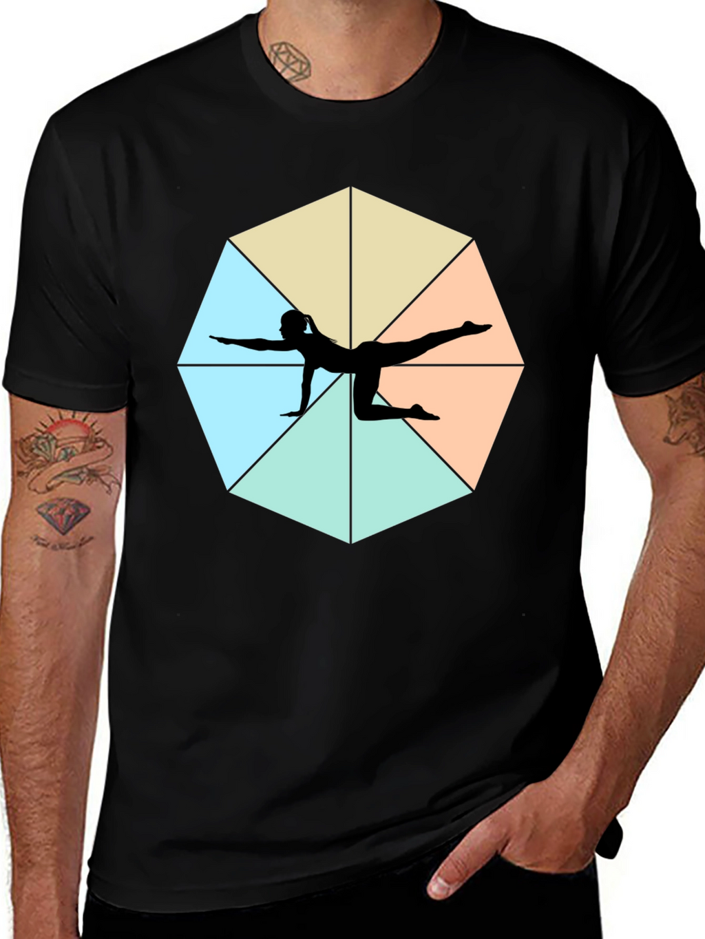 Yoga Pose Graphic Tee