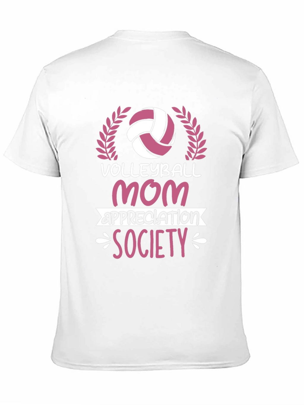 Volleyball Mom Appreciation Society Black T-Shirt