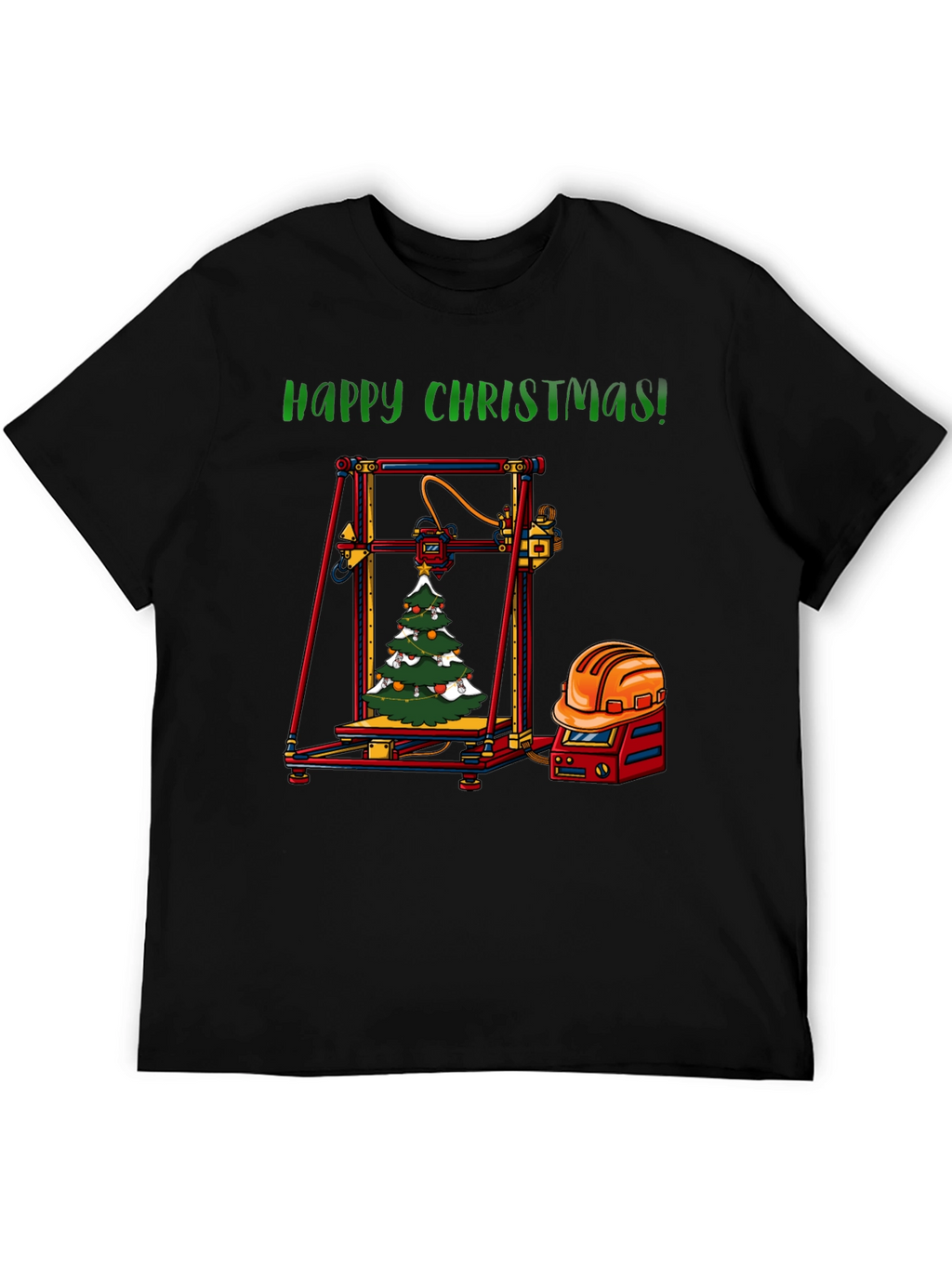Engineer Christmas 3D Printer T-Shirt