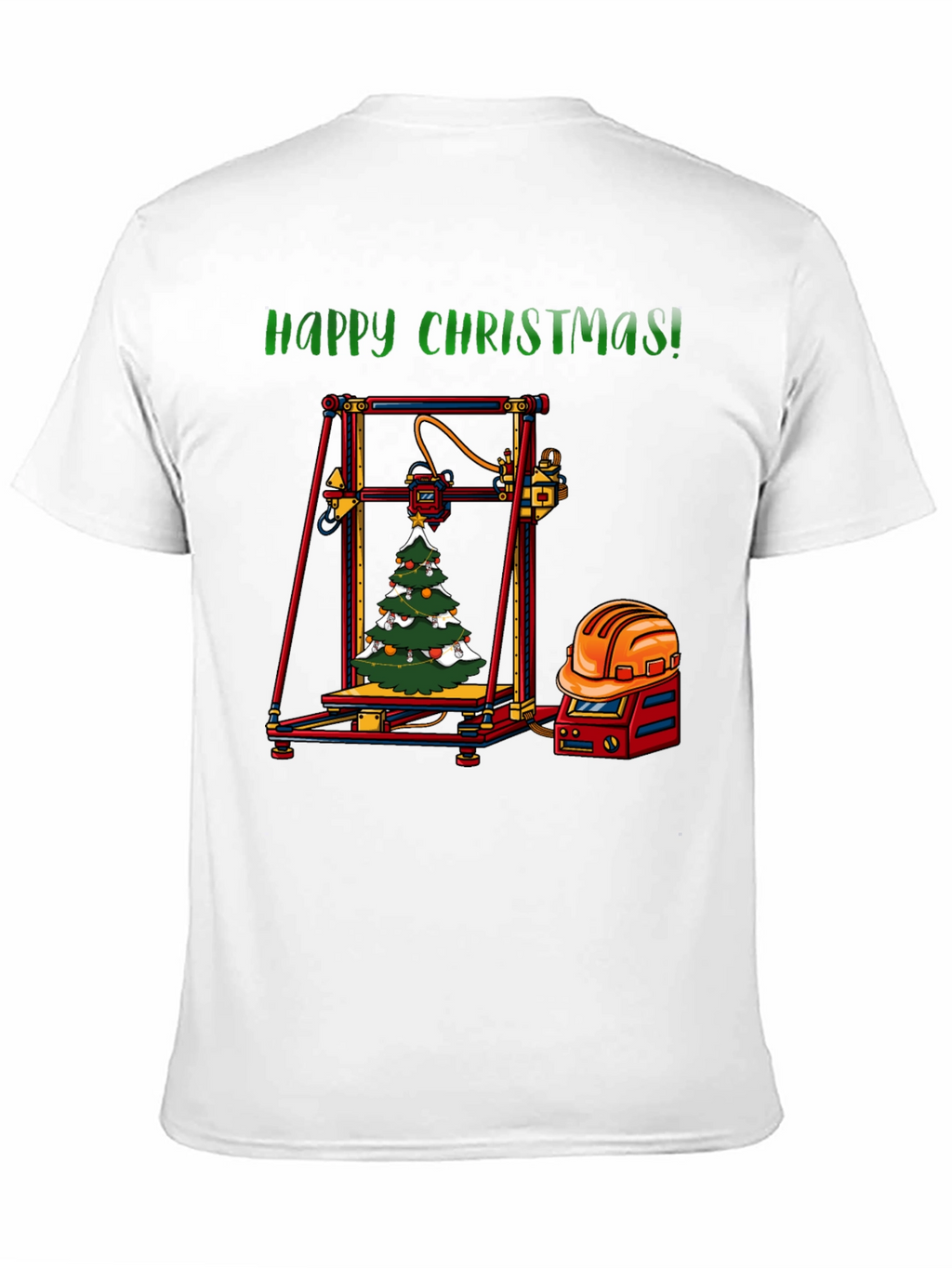 Engineer Christmas 3D Printer T-Shirt