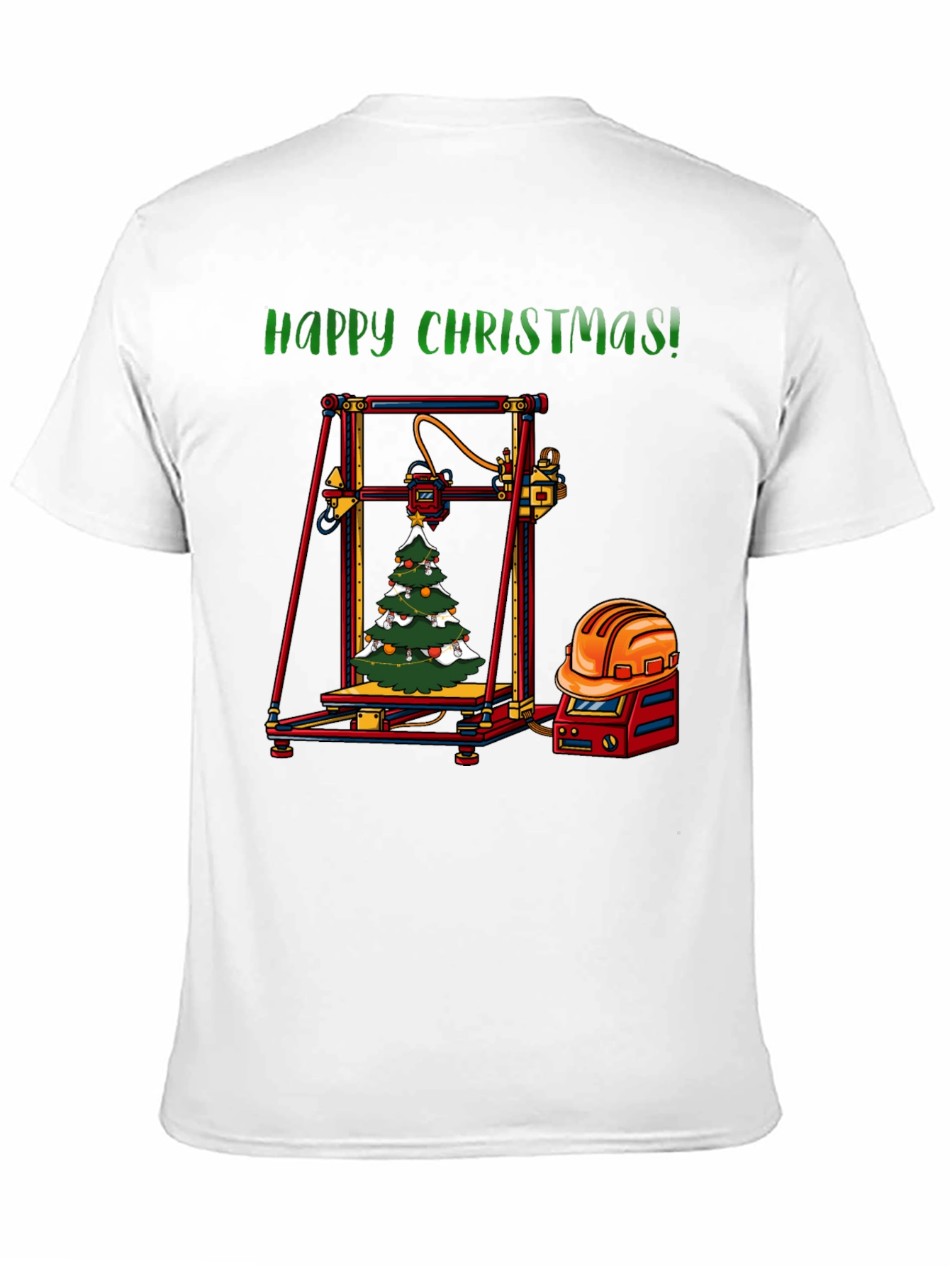 Engineer Christmas 3D Printer T-Shirt