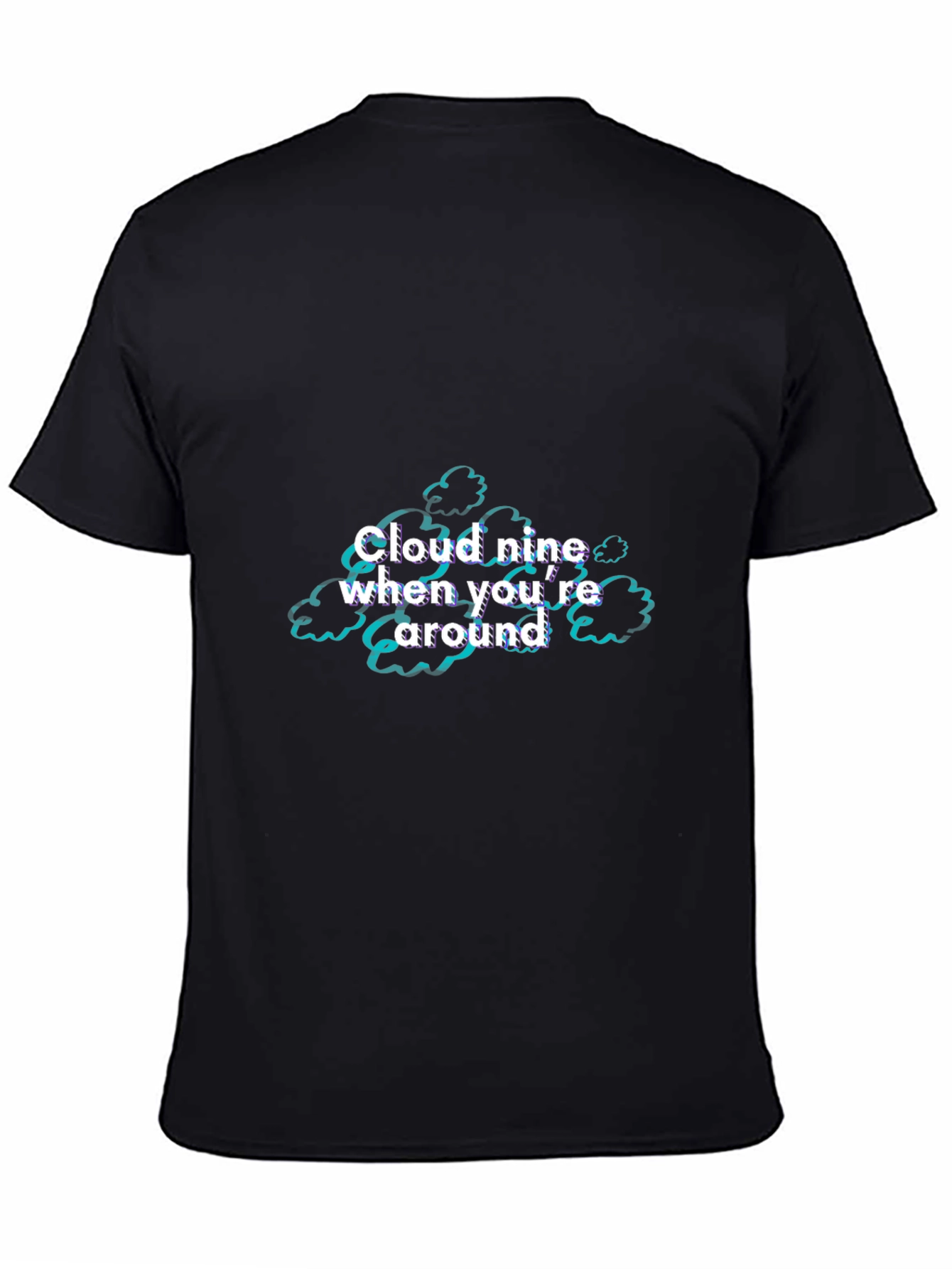 Cloud Nine Graphic T-Shirt - Black