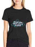 Cloud Nine Graphic T-Shirt - Black