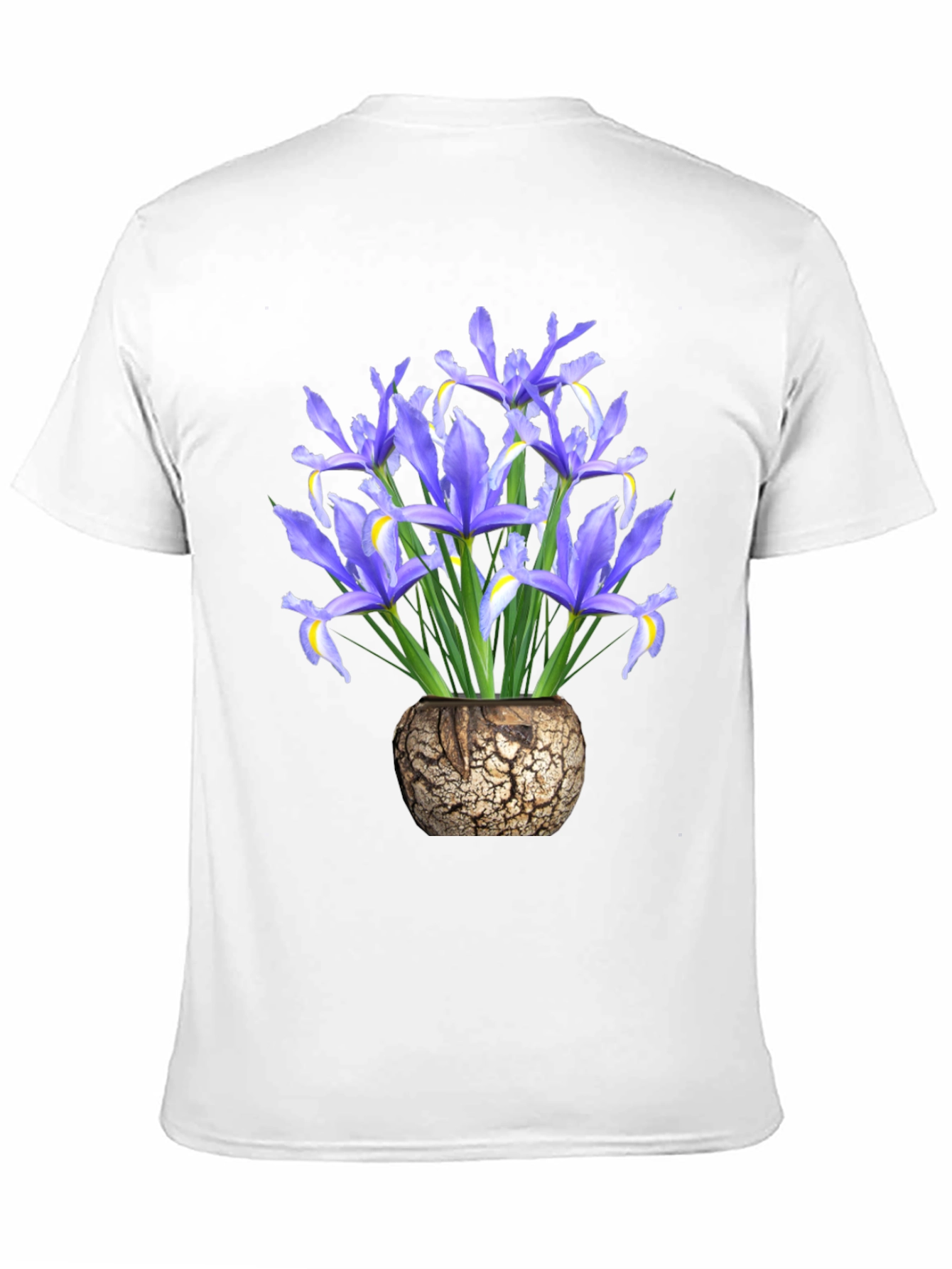 Floral Iris Vase Graphic T-Shirt