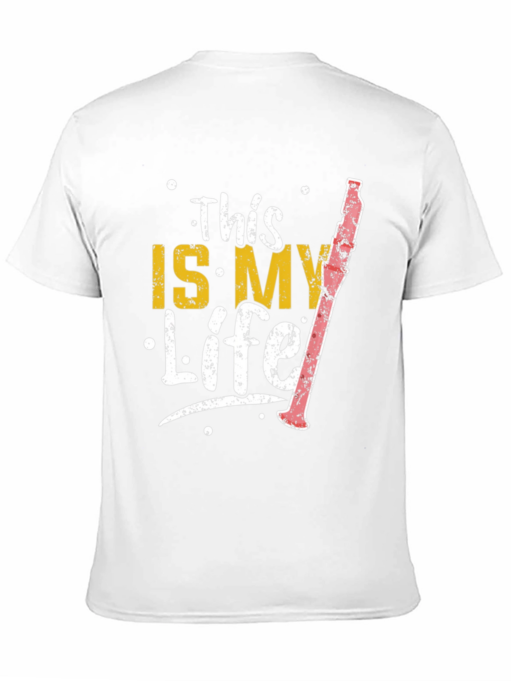 This Is My Life Clarinet Player Black T-Shirt