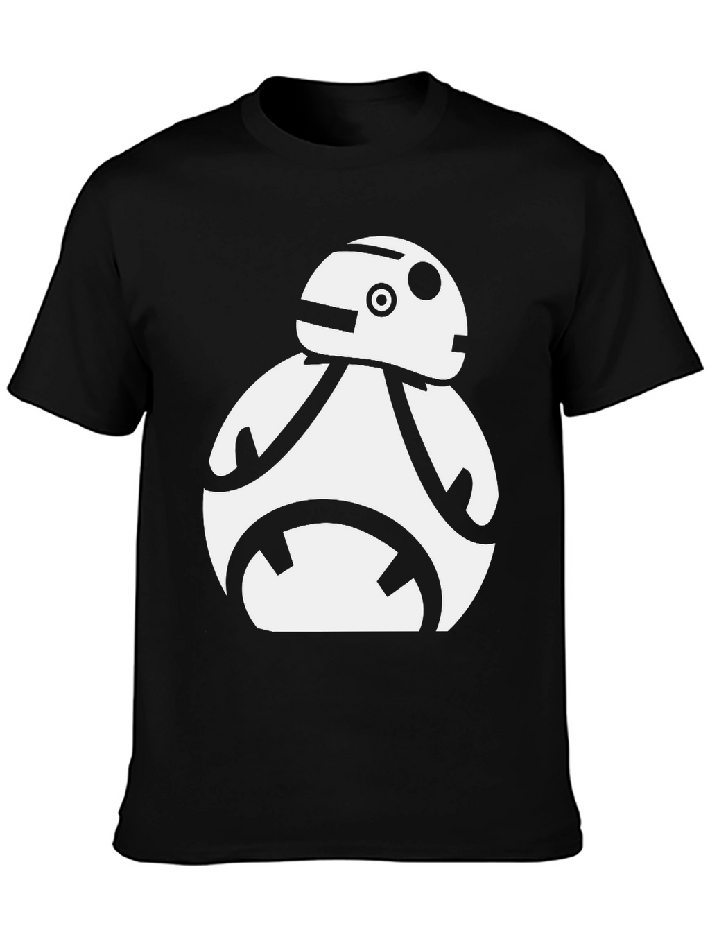 BB-8 Droid Graphic Tee - Black Cotton Blend