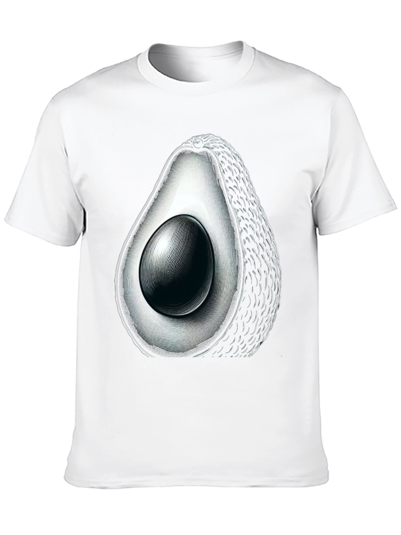 Avocado Graphic Tee - Trendy Foodie Shirt